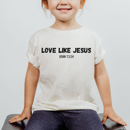 Kärlek som Jesus Christian Barn Shirt T Shirt