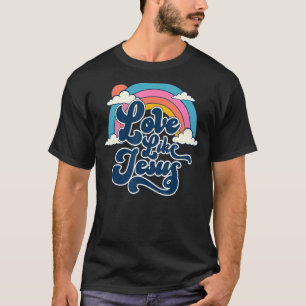 Kärlek som Jesus Christian God Ord på baksidan 3 T Shirt