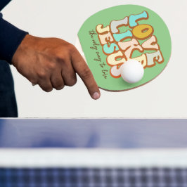 Kärlek som Jesus Christian Pingisracket