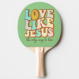 Kärlek som Jesus Christian Pingisracket