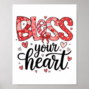 Kärlek som Jesus Coquette Alla hjärtans dag Kristn Poster