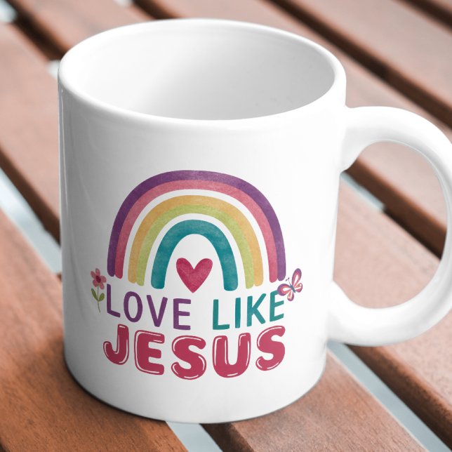 Kärlek som Jesus, Faith Inspired Coffee Mugg (Skapare uppladdad)