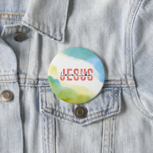 Kärlek som Jesus inspirationstecken, kristen citat Knapp