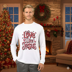Kärlek Som Jesus Kristna Herrtröja T Shirt