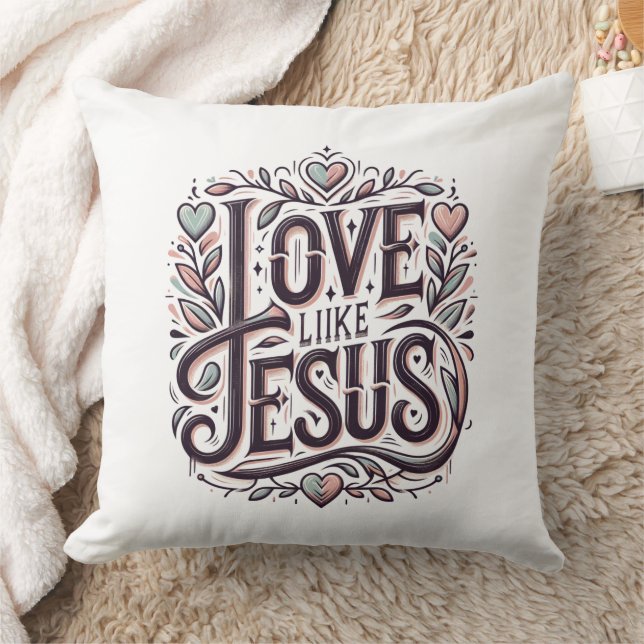 Kärlek som Jesus Kudde (Filt)
