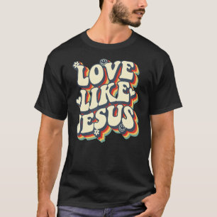 Kärlek som Jesus Religiösa guds kristna Vintage T Shirt