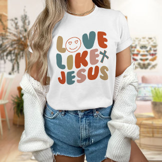 Kärlek som Jesus Shirt, Comfort Färg, Trendig T-Sh T Shirt