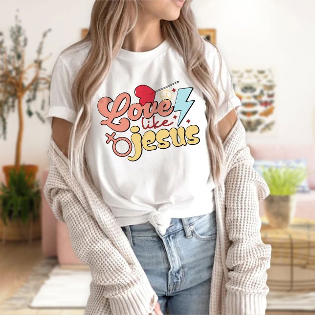 Kärlek som Jesus Shirt, Comfort Färg, Trendig T-Sh T Shirt (Skapare uppladdad)