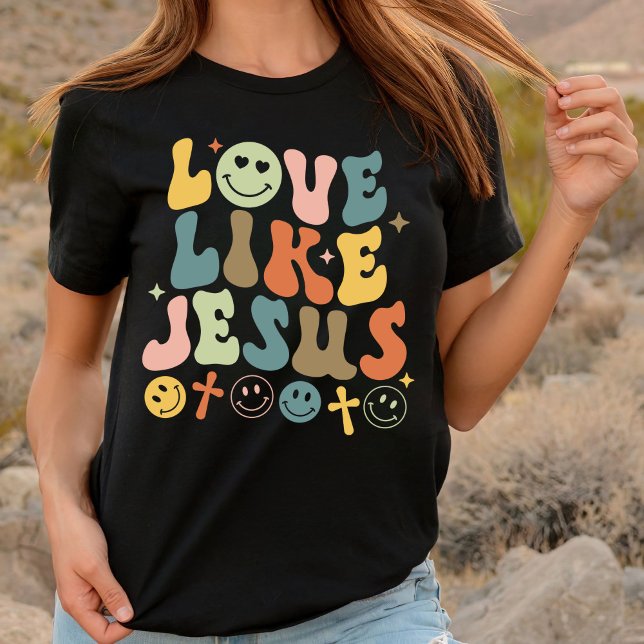 Kärlek som Jesus Shirt, Comfort Färg, Trendig T Shirt (Skapare uppladdad)