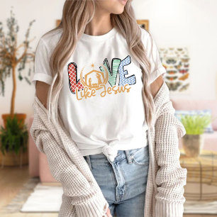 Kärlek som Jesus Shirt, Jesus Shirt, Western Jesus T Shirt