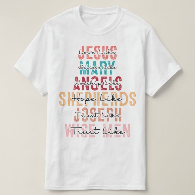 Kärlek som Jesus T Shirt (Design framsida)