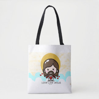 Kärlek Som Jesus Totebag Tygkasse