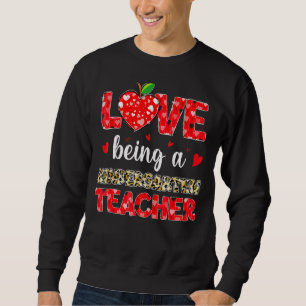 Kärlek som Kindergarten Lärare Valentines day 1 Lång Ärmad Tröja