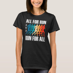 Kärlek som kör citattecken Motivational Running T Shirt