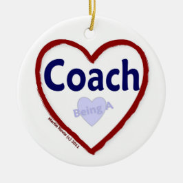 Kärlek som kuk julgransprydnad keramik