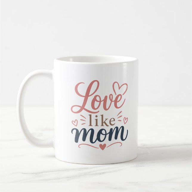 Kärlek Som Mamma Mugg Mors Dagsk gift till Mamma (Vänster)
