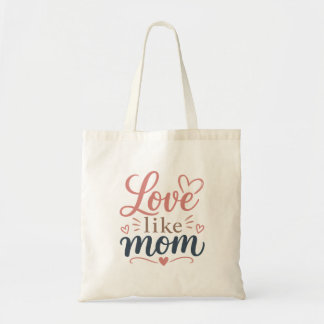 Kärlek Som Mamma Totebag Mors Dag Present Mor Tygkasse