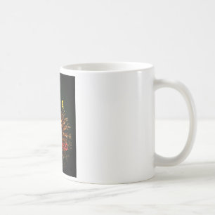 Kärlek som sparar Abstrakt Art Design-utskrift Kaffemugg