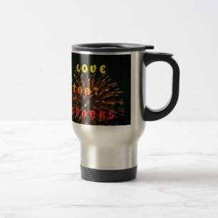 Kärlek som sparar Abstrakt Art Design-utskrift Resemugg