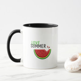 Kärlek Sommar Watermelon mugg