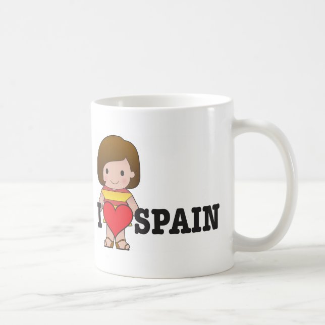 Kärlek Spanien Kaffemugg (Höger)