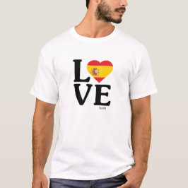Kärlek Spanien T Shirt