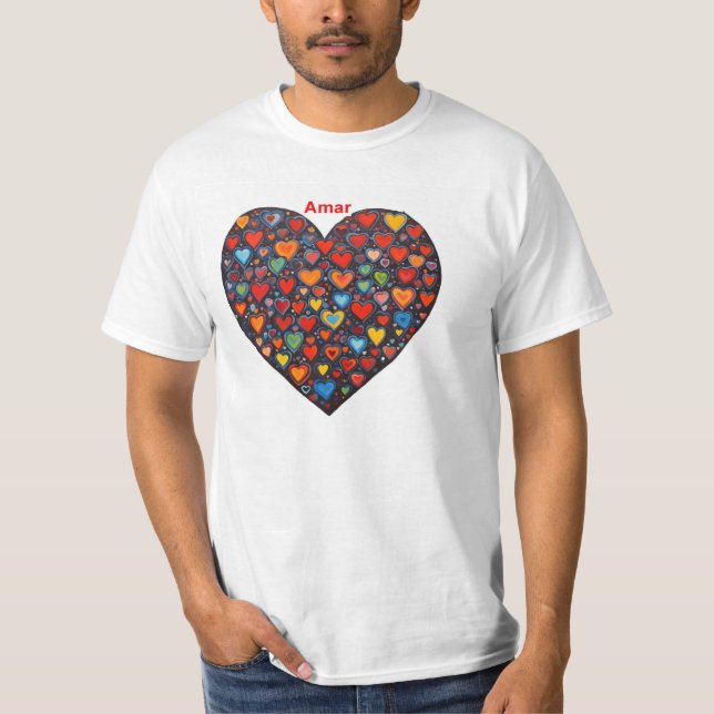 Kärlek - Spanska T Shirt (Framsida)