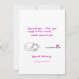 Kärlek, specialleverans tack kort