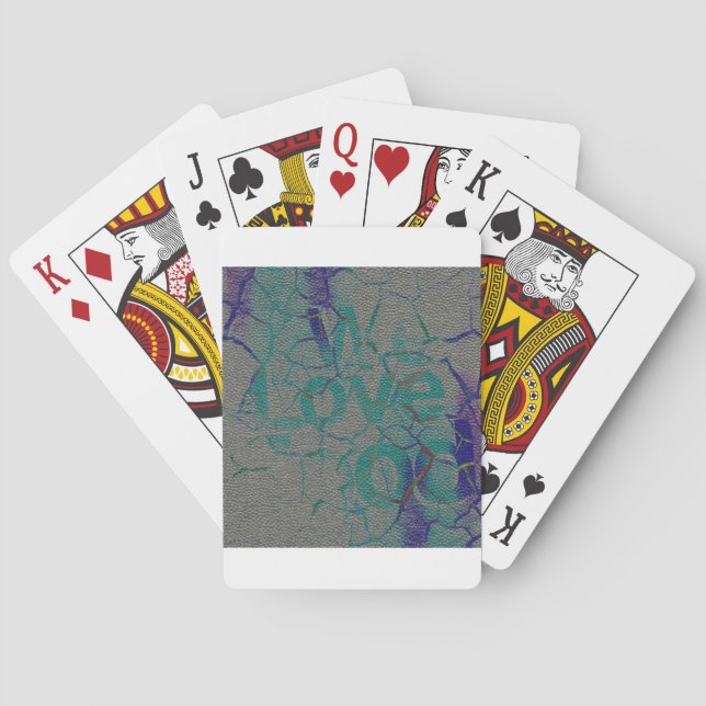 Kärlek Spelkort (Baksidan)