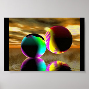 Kärlek Spheres Poster