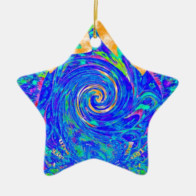 Kärlek Splush.png Julgransprydnad Keramik (Framsidan)