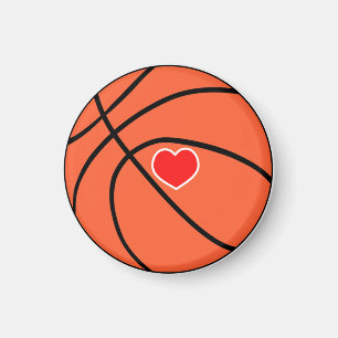 Kärlek sport Basketball Magnet