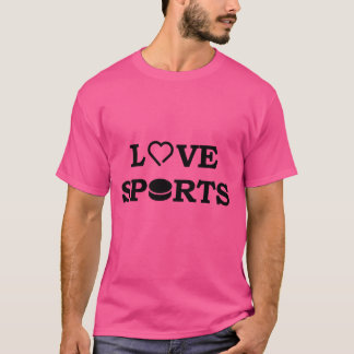 Kärlek Sports Hockey T Shirt
