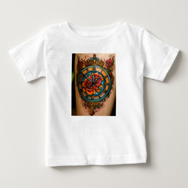 Kärlek Squeeze: Tattoo-Stil Art Tee (Framsida)