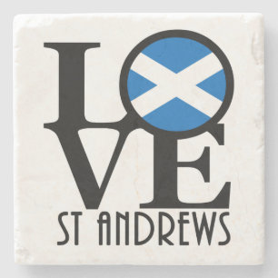 KÄRLEK St Andrews Skottland Stenunderlägg
