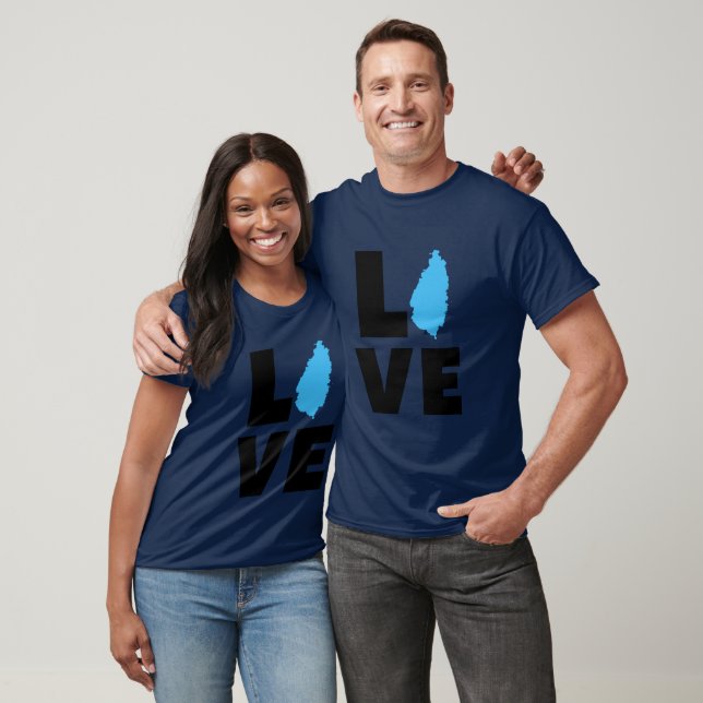 Kärlek St Lucia T-Shirt (Unisex)