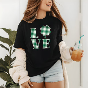 Kärlek St patrick's day Grönt Play Shamrock T Shirt
