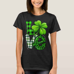 Kärlek St patricks day Matching Family Shamrock Gr T Shirt
