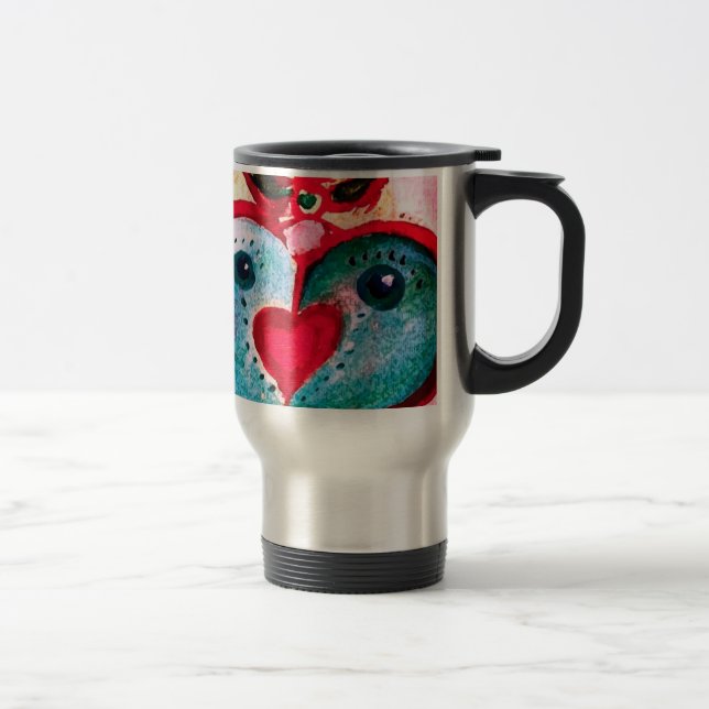 Kärlek Stainless Steel Travel/Commuter Mugg (Höger)