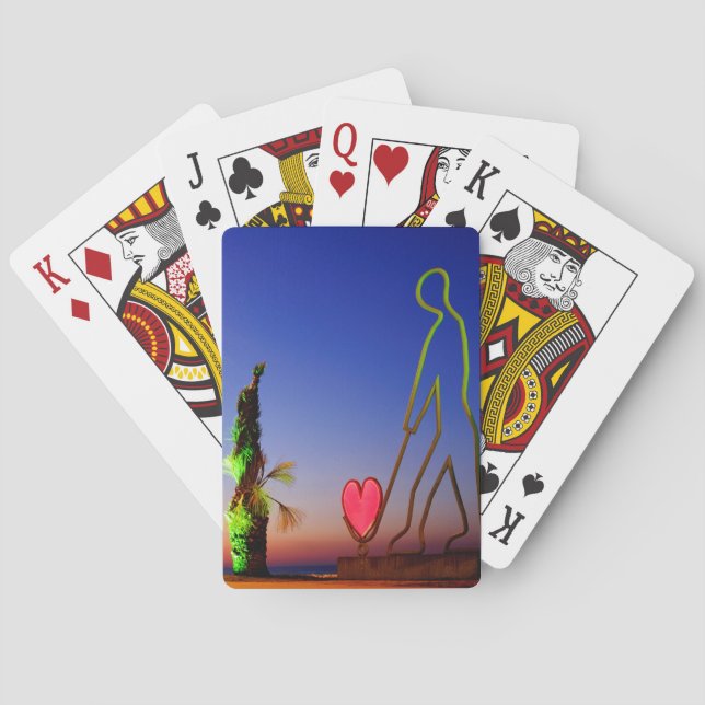 Kärlek statue casinokort (Baksidan)