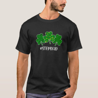 Kärlek Stepdad Grönt Play Leopard St patrick's day T Shirt