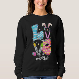 Kärlek Stethoscope eller Life Bunny Nurse Påsk Dag T Shirt