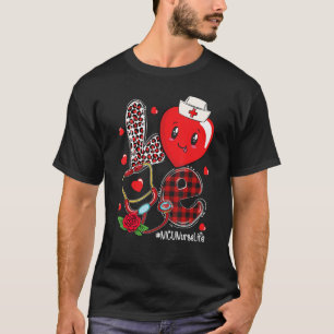 KÄRLEK Stethoscope Heart NICU Nurse Life Valentine T Shirt