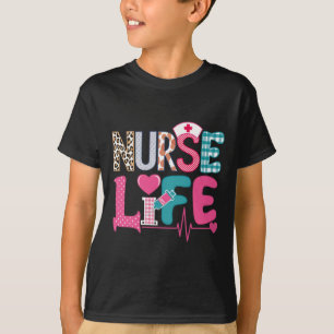 Kärlek Stethoscope Nurse Life Alla hjärtans dag T Shirt