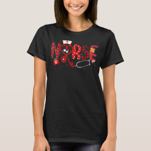 Kärlek Stethoscope Nurse Week 2022 Leopard Play Re T Shirt