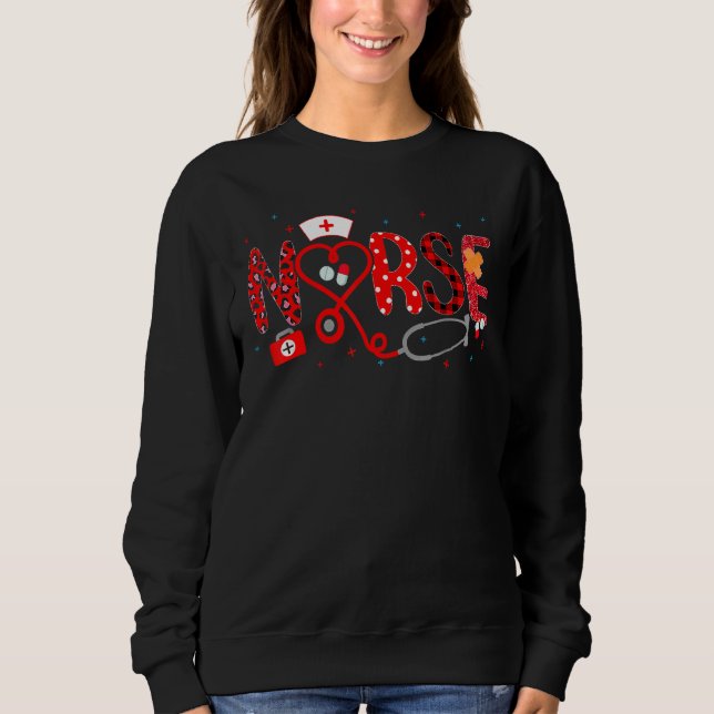 Kärlek Stethoscope Nurse Week 2022 Leopard Play Re T Shirt (Framsida)