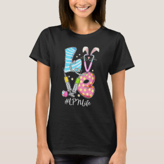 Kärlek Stetoskop Lpn Liv Kanin Sjuksköterska Påskd T Shirt