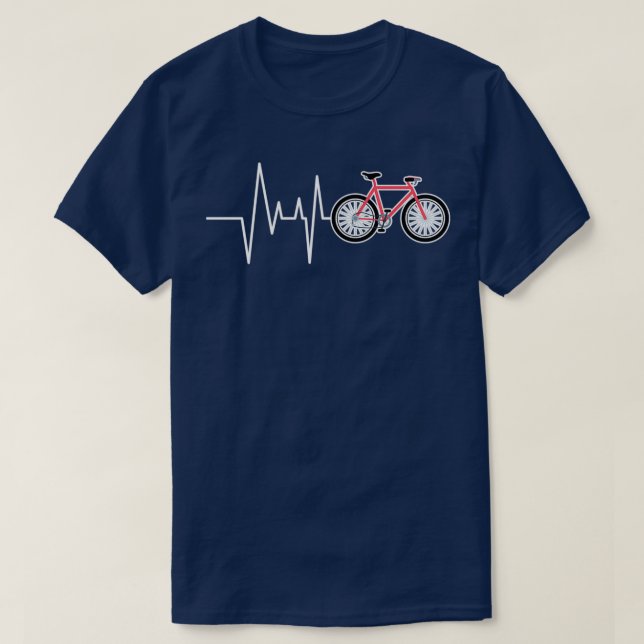 Kärlek-stift för cykling-Noveltyer T Shirt (Design framsida)