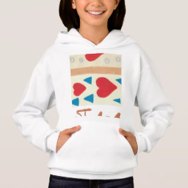 Kärlek Stig Flicka Fleece Tröja Hoodie