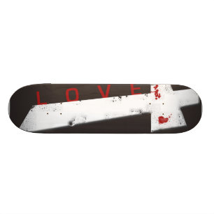 Kärlek stiger ombord old school skateboard bräda 18 cm